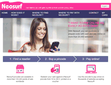 Tablet Screenshot of neosurf.com